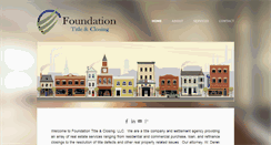 Desktop Screenshot of foundationclosing.com